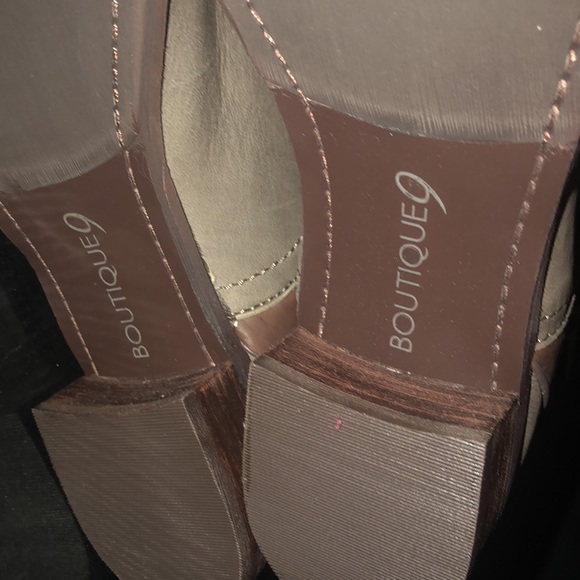 NWB boutique 9 tandem nubuck tall riding boot  leather upper size 10 new w box - Picture 9 of 17